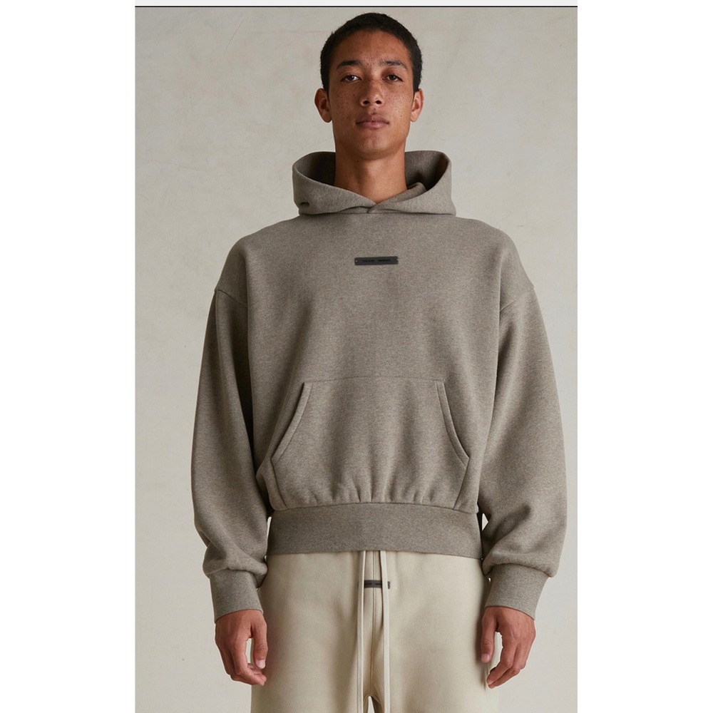 Fear of God ESSENTIALS Homestead‎ Heather Classic Fleece Hoodie Size L